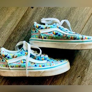 Vans Girls New Rainbow Tennies Size 13